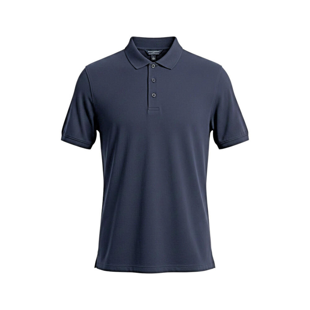 Banana Republic Navy Blue Polo Shirt Men's L Luxe Touch Performance Blouse